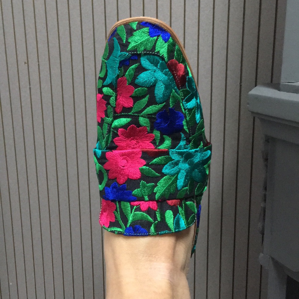 New Free People Brocade At Ease Loafer Runs Narrow